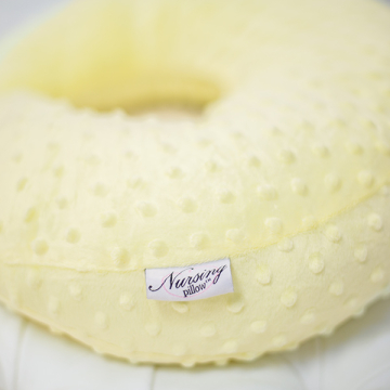 Yellow Minky Nursing Pillow